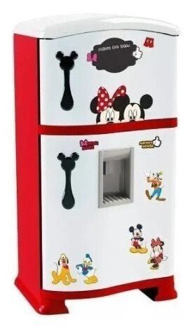 Geladeira Refrigerador Infantil Mickey Minnie Disney c 5 Acessorios Xalingo - 3