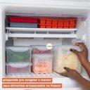 Ver imagem 6 de POTE 1100 ML HERMÉTICO DE PLÁSTICO TRANSPARENTE RETANGULAR - OIKOS
