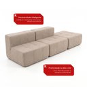 Ver imagem 5 de Sofá Modular 3 Lugares com Apoio de Pés Kappesberg Boucle Capuccino