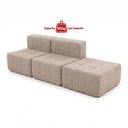 Ver imagem 6 de Sofá Modular 3 Lugares com Apoio de Pés Kappesberg Boucle Capuccino