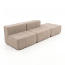 Ver imagem 2 de Sofá Modular 3 Lugares com Apoio de Pés Kappesberg Boucle Capuccino