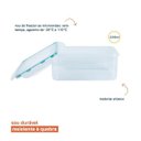 Ver imagem 4 de POTE 2300 ML HERMÉTICO DE PLÁSTICO TRANSPARENTE RETANGULAR - OIKOS