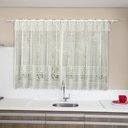 Ver imagem 2 de Cortina Cozinha 2,00 X 1,50m Renda Branca