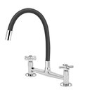 Ver imagem 1 de Torneira Misturador Gourmet Flexível Preto Cozinha Mesa 1/4v