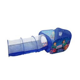 Piscina 2 Em 1 Basquete Túnel Amigas Sereias com 40 Bolinhas - 1