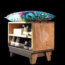 Ver imagem 2 de Puff Sapateira Avelã