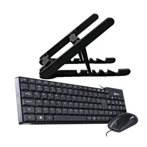 KIT Vinik 1 - Teclado e Mouse Vinik com Fio e Suporte Para Notebook St35