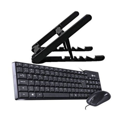 KIT Vinik 1 - Teclado e Mouse Vinik com Fio e Suporte Para Notebook St35