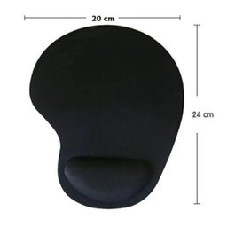 Mouse Pad Apoio De Pulso - Preto Liso (SEM MOUSE) - 3