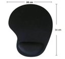 Ver imagem 3 de Mouse Pad Apoio De Pulso - Preto Liso (SEM MOUSE)