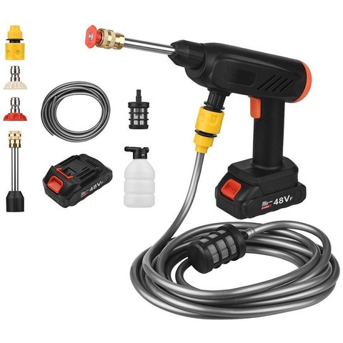 Lava Jato Vap Alta Pressão Portátil Recarregável - 110/220v