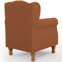 Ver imagem 6 de Poltrona Decorativa para Sala de Estar Yara P02 Bouclê Terracota - Lyam Decor