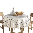 Ver imagem 1 de Toalha de Mesa - Clean - Menu - Redonda - 4 Lugares - Dohler