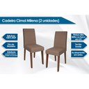 Ver imagem 2 de Kit 2 Cadeiras Sala Jantar Milena 2 Un Marrocos/Suede Bege - Cimol