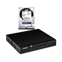 Nvr 1404 Câmera 4 Canais Ip Intelbras Ultra Hd 6mp + 2 Tera - 1