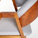 Ver imagem 7 de Kit 4 Cadeiras Luiza Sala de Jantar com Braço Madeira Maciça Movellu Home