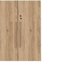 Ver imagem 2 de Multiuso / Organizador com Chave 2 Portas com Prateleiras Internas Cor Canelato Trinobel