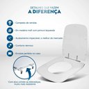 Ver imagem 4 de Assento Sanitário Imperium Preto para Vaso Celite
