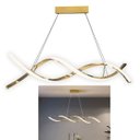 Ver imagem 1 de Lustre Luminaria Pendente Molecular Dna 36w Iluminaçao Moderna Espiral Luxo Decoraçao Sala Cozinha T