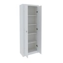 Ver imagem 7 de Kit Multiuso Escritório com 2 Balcões e 2 Armários 2 Portas Cor:branco