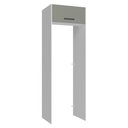 Ver imagem 1 de Porta-geladeira 73 Cm 1 Porta Basculante Branco/cinza Agata Madesa