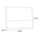 Ver imagem 3 de Cabeceira Queen Ana 160 Cm Cama Box Ana Corino Bege - Fm