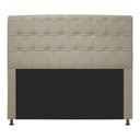Ver imagem 1 de Cabeceira Queen Ana 160 Cm Cama Box Ana Corino Bege - Fm