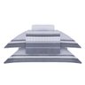 Jogo de Cama Queen Percalle 180 Fios Grid Azul Buddemeyer - 1