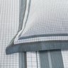 Jogo de Cama Queen Percalle 180 Fios Grid Azul Buddemeyer - 3