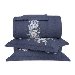 Cobreleito Queen 3 Pçs Percalle Megan 180 Fios Buddemeyer - 1