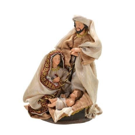 Sagrada Familia 20cm Bege e Ambar Espressione Christmas - 1