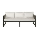 Ver imagem 2 de Sofá de 3 Lugares de Corda Náutica Alumínio Pintado Tecido Impermeável Área Externa