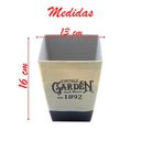 Ver imagem 4 de Kit 4 Mini Vasos de Planta Cachepot Estampados Decorados 16cm