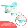 Cadeira de Alimentação Bebê Portátil Cadeirinha Assento Refeição Booster Menino Azul Brinqway - 5