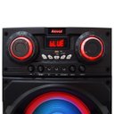 Ver imagem 3 de Caixa Som Amplificada Bluetooth 1400w Rms Woofer Usb Led Tws Bivolt Aca 1400 Tornado Microfone