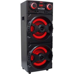 Caixa Som Amplificada Bluetooth 1400w Rms Woofer Usb Led Tws Bivolt Aca 1400 Tornado Microfone - 4 Caixa Som Amplificada Bluetooth 1400w Rms Woofer Usb Led Tws Bivolt Aca 1400 Tornado Microfone - 4