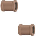 Ver imagem 1 de Luva de Correr 50mm Pvc Encanamento Conexão Kit 02 Un
