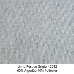 Sofa Liv 3 Lugares 200cm Pes Aço Linho 233 Grigio Ezz Grigio - 10