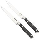Ver imagem 1 de Kit 2 Facas para Cozinha 5' Brinox Infinity Inox Restaurante Buffet Legumes 24cm