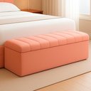 Ver imagem 7 de Recamier Calcadeira Bau 140 Cm Dalia Linho Rose Artte Rose