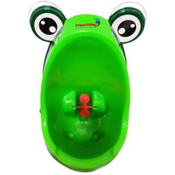 Mictório Infantil Sapinho Portátil Penico Sapo Menino com 2 Ventosas Verde Importway Bw-182 Vd - 3