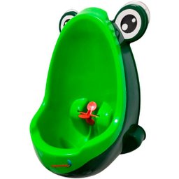 Mictório Infantil Sapinho Portátil Penico Sapo Menino com 2 Ventosas Verde Importway Bw-182 Vd - 1