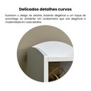Ver imagem 6 de Estante de Livros MDF 57,5CMX166,5cm com 10 Nichos Arco Artely Branco