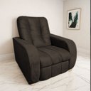 Ver imagem 2 de Poltrona Reclinável Papai Luxo Sala Quarto Estética Berlin Marrom