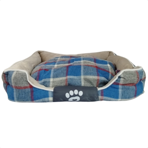 Cama P/ Cachorro Gato Caminha Pet 90x98cm 100% Lavável Linda Tam. G Azul