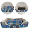 Cama P/ Cachorro Gato Caminha Pet 90x98cm 100% Lavável Linda Tam. G Azul - 2