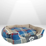 Cama P/ Cachorro Gato Caminha Pet 90x98cm 100% Lavável Linda Tam. G Azul - 4