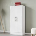 Ver imagem 1 de Sapateira 2 Portas 4 Prateleiras 130 cm Iris Multimóveis CR4125 Branca