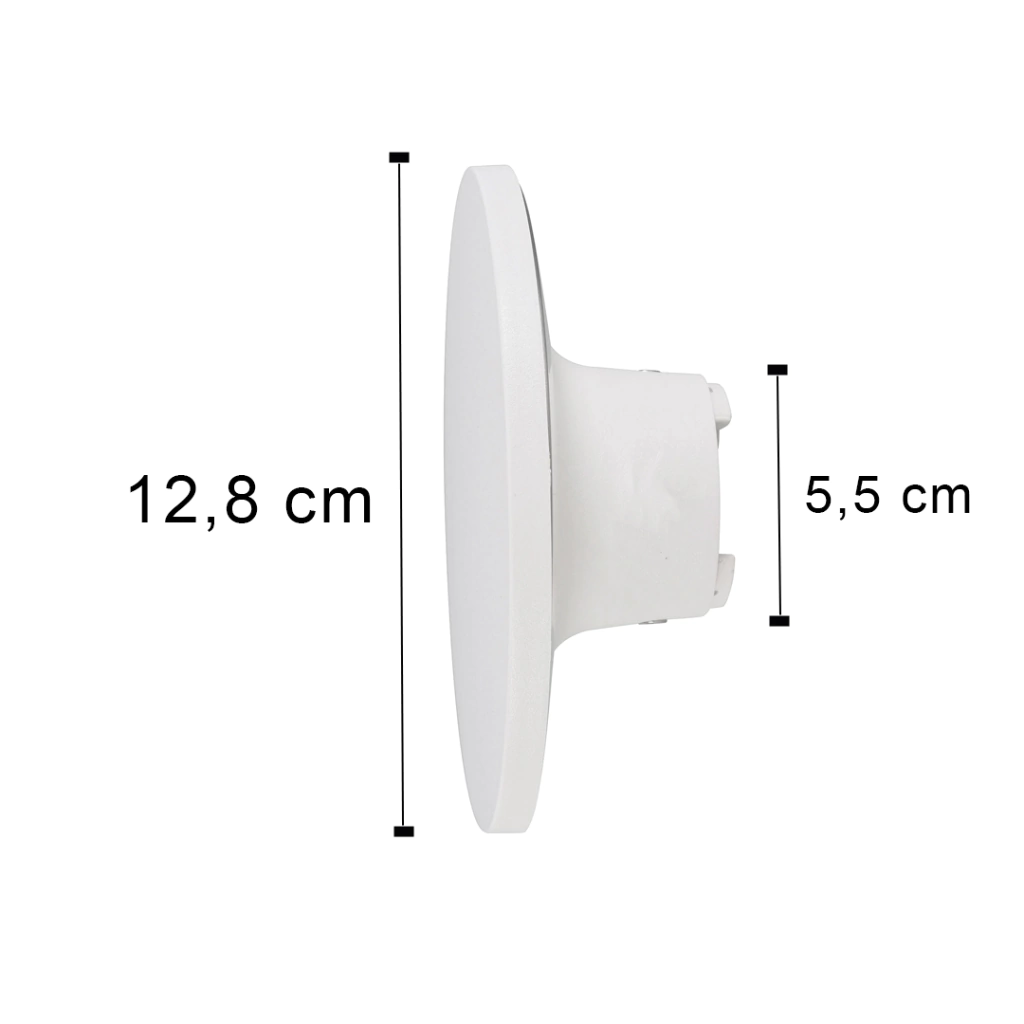 Arandela Led Mirach 6w 3000k Branco Quente Ip65 Bivolt Branco - 7