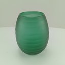 Ver imagem 6 de Vaso Decorativo Enfeite 22x17x17cm Vidro Verde Sanvalero
